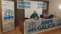 Rueda de prensa del sindicato de profesores ANPE sobre el inicio de curso