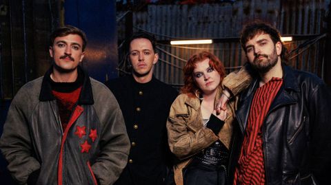 Los cuatro integrantes de la banda Sprints
