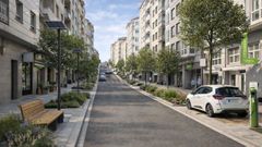 Infograf�a del proyecto del PSOE para la calle Pena Trevinca.