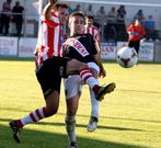 Los dos equipos mostraron una gran intensidad.