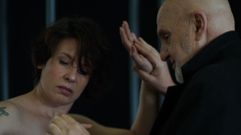 Kirenia Mart�nez e Ant�n Reixa, nun intre do espect�culo 