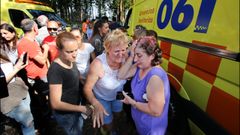 �Mi hija ten�a el pelo ardiendo y rescat� a mi hermana de entre los escombros�