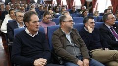 Balsfoort, a la izquierda, en primera fila, en las Xornadas de Pesca de Celeiro, a final del a�o pasado