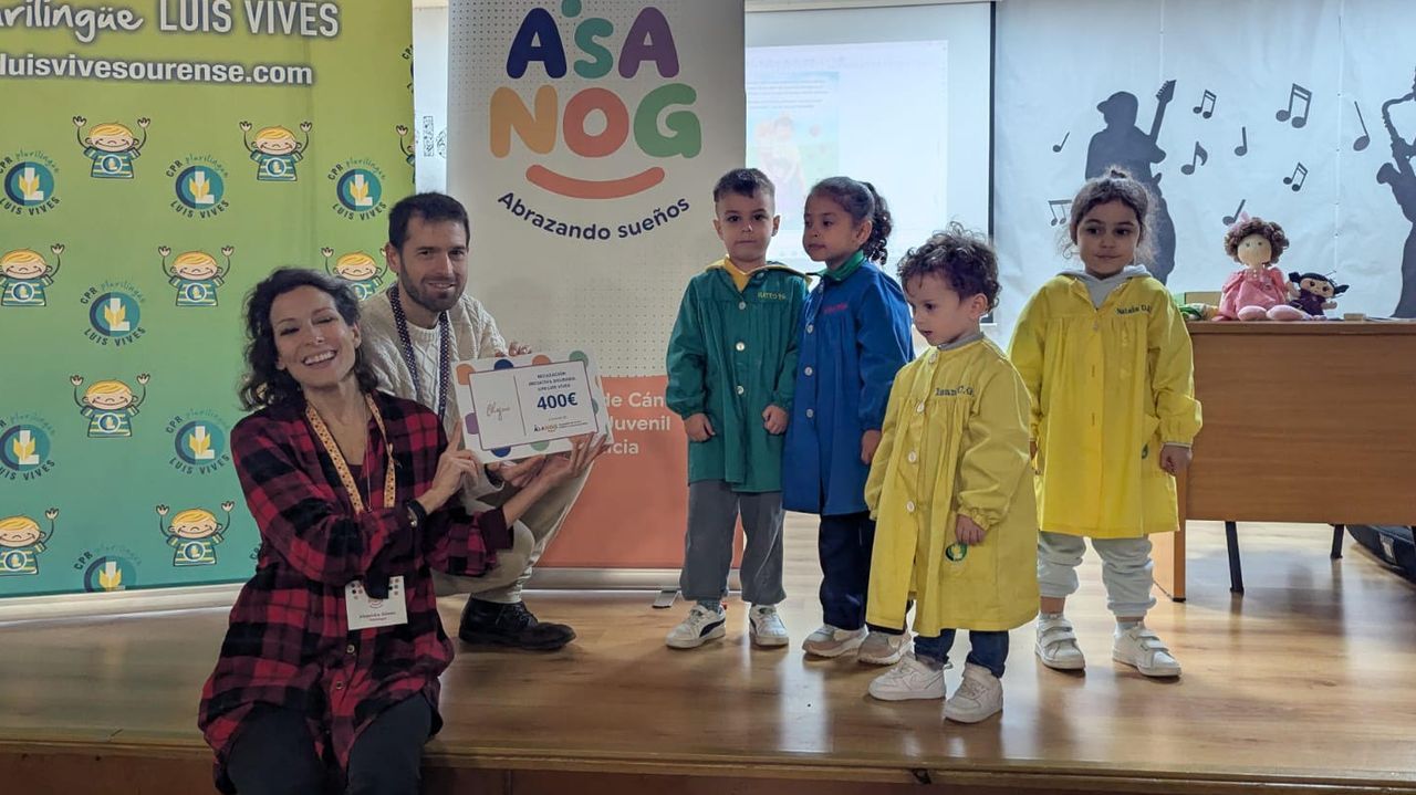 La solidaridad de los escolares del colegio Luis Vives llega a los niños con cáncer