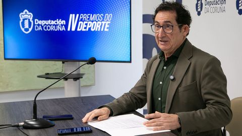 Antonio Leira, diputado de deportes de la Deputaci&oacute;n de A Coru&ntilde;a