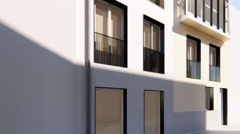 Curuxeiras 22-24. Edificio con dos viviendas y un local en dos parcelas unidas. Ser� de nueva construcci�n