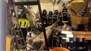 El bar Mis Tesoros, en Puente Vallecas, tras la explosin
