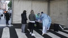 Pruebas del covid en As Pontes
