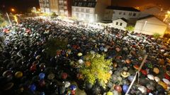 San Cibrao (Cervo) acogi en octubre una de las manifestaciones celebradas en la comarca por el mantenimiento del empleo y de la empresa Alcoa en A Maria lucense