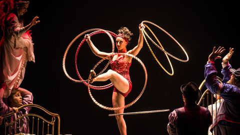 Más de medio centenar de artistas conforman el elenco de «Corteo», que ya llegó a 19 países