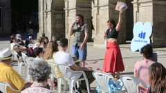 Espect�culos para os nenos na Praza Maior de Lugo