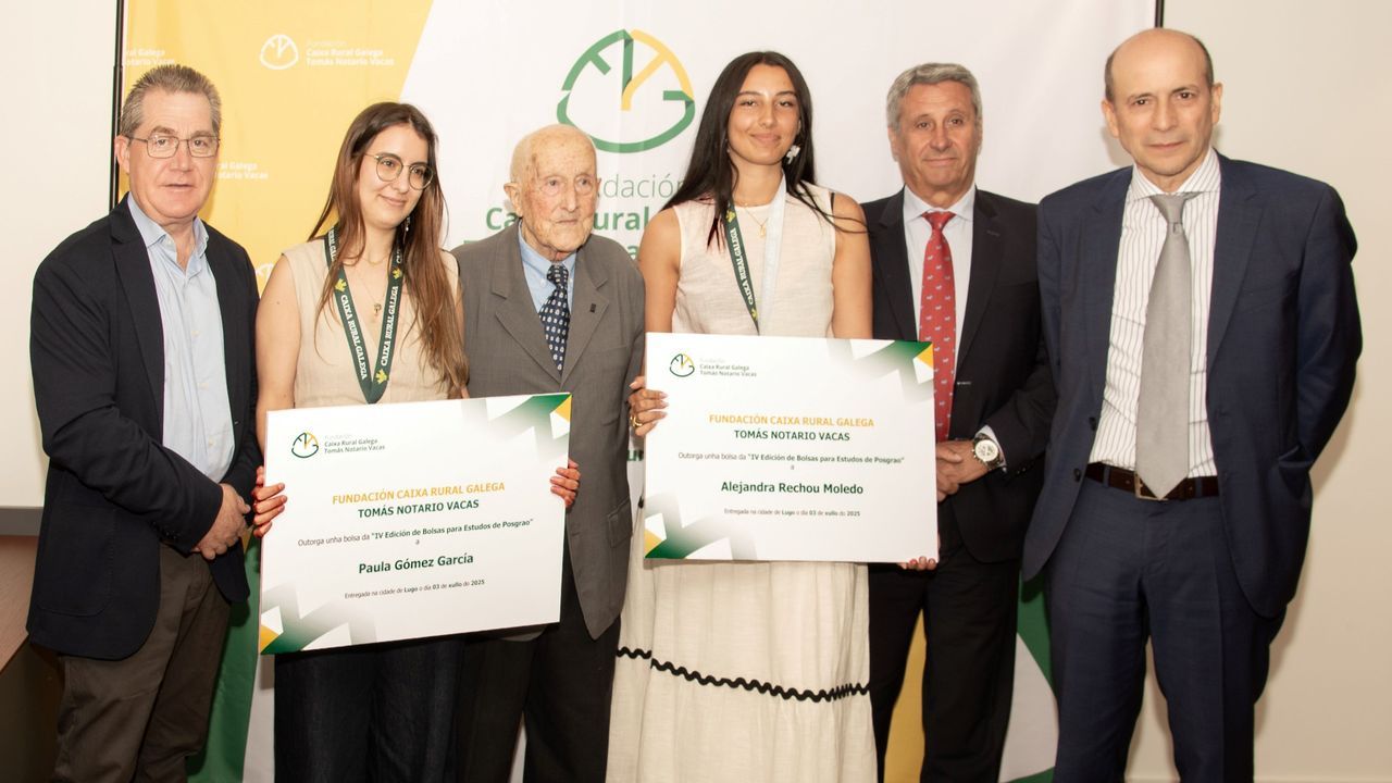 Las becas de la Fundación Caixa Rural Galega Tomás Notario Vacas llegan ya a la quinta edición