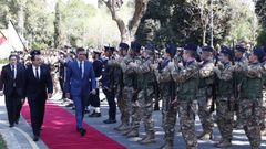 Pedro S�nchez, con el presidente de Chipre esta pasada semana, antes de viajar a Malta e Italia