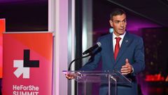 El presidente del Gobierno, Pedro Snchez, interviene en el evento de la Alianza HeForShe, en la sede de Naciones Unidas, en Nueva York