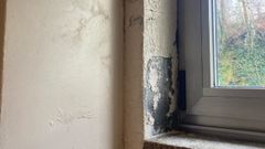 Lluvia�en el centro de salud de San Sadurni�o