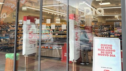 Establecimiento comercial de Dia tras la reforma emprendida
