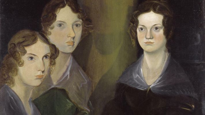Retrato de las hermanas Emily, Ann y Charlotte Bront&euml;, realizado por Patrick Branwell Bront&euml; hacia 1834. 