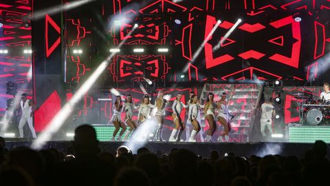 Actuaci�n de la orquesta Par�s de Noia en una imagen de archivo