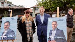 El secretario general de FORO Asturias y candidato a la Presidencia del Principado de Asturias, Adri�n Pumares, arropado por los primeros puestos de la lista auton�mica de FORO Asturias e integrantes de la candidatura municipal de FORO Siero