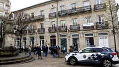 Imagen de la sede de la Favec en el Casco Vello de Vigo