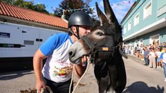 Dinamita e Farruco reinan na carreira de burras de San Roque do Monte