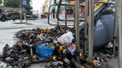 Basura y suciedad en las calles de A Coru�a