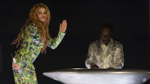 Otro momento del concierto de Shakira en Copacabana