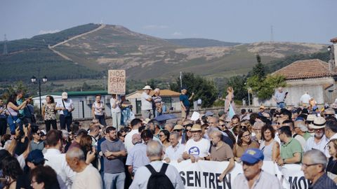 Manifestacin en A Gudia.