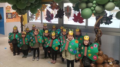 Entroido no colexio Virxe do Monte de Cospeito