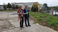 Guiti�n y Arias visitaron este viernes el lugar en el que se emplazar�n las viviendas