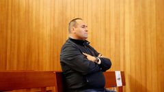 Diego Silva Charl�n, en un momento del juicio por el atropello en el que muri� una mujer de 76 a�os en Vilanova