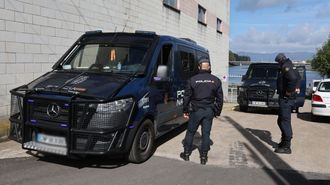 Imagen de archivo de un operativo de la Polic�a Nacional contra el narcotr�fico en A Pantrigueira, en Vilanova de Arousa.