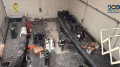 Las dos planeadoras que fueron halladas en una nave de Bilbao