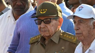 Ra�l Castro en el desfile del pasado 1 de mayo