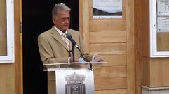 El alcalde de Quiroga, Julio �lvarez, fotografiado en un acto organizado por el Ayuntamiento en agosto del 2022