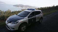 Coche patrulla de la Guardia Civil en A Mari�a en imagen de archivo