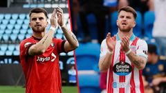 Ibaider Garriz, como osasunista y como albivermello.