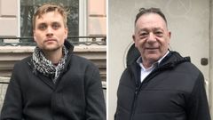 Tom Seear, trabajador por cuenta ajena en una empresa de Londres, y Rodney Oxbrow, jubilado residente en la capital britnica