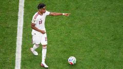 Lamine Yamal, durante el partido entre Espa�a y Portugal.