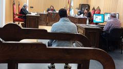 El acusado, este mi�rcoles en el juicio en Ourense