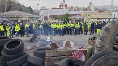 Huelga en Ence Navia contra el ERE