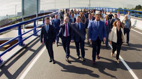 El nuevo acceso al Hospital Universitario Central de Asturias (HUCA