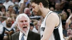 La tremenda bronca de Popovich a Gasol