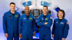 Los miembros de la tripulaci�n de Artemis II: el especialista de misi�n Jeremy Hansen de la Agencia Espacial Canadiense, el comandante Reid Wiseman de Estados Unidos, el piloto Victor Glover y la especialista de misi�n Christina Koch, tambi�n estadounidenses.