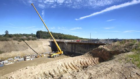 Así marchan las obras de la A-54, a poco más de dos meses para que acabe el año