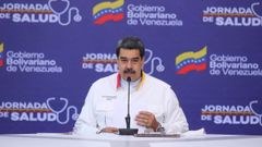 Maduro, durante una comparecencia este mi�rcoles en Caracas