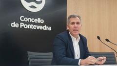 Rafa Dom�nguez, portavoz del PP en el Concello de Pontevedra