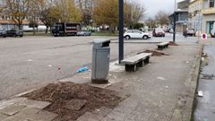 Praza da Praia de Estribela, donde se est� llevando a cabo un plan de mejora ambiental