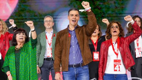 Otro momento de la clausura del Congreso Federal del PSOE