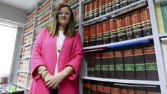 Mar�a Luz Villares, en su despacho de A Coru�a